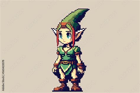 elf pixel art